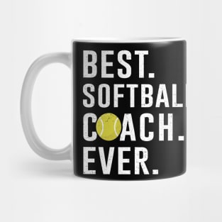 Best Softball Coach Ever Gift Mug